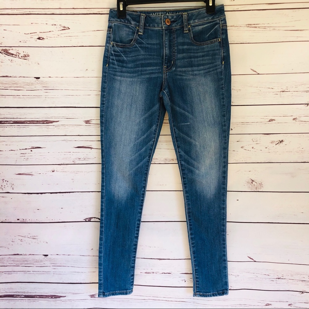 American Eagle Hi-Rise Denim Jegging - 2 short